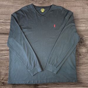 Polo by Ralph Lauren Men's Black Long Sleeve Tee XL Classic Fit